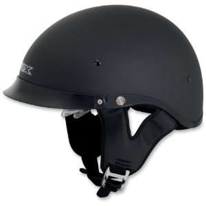   AFX FX 200 Half Motorcycle Helmet w/ Dual Lens Flat Black Automotive