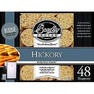  Hickory Bisquettes (48 Pack) 20 Minute Clean Smoke for 