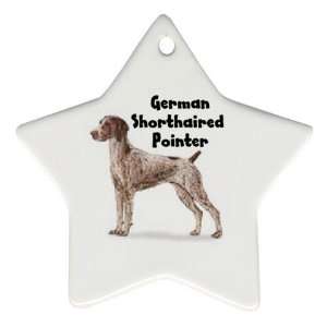  German Shorthaired Pointer Ornament (Star): Home & Kitchen