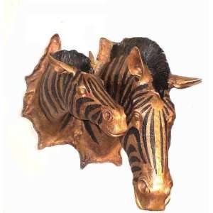  Metropolitan Galleries SRB10086 Zebra Head Bronze: Home 