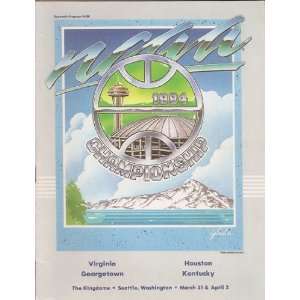   1984 NCAA Final 4 Program   Sports Memorabilia: Sports & Outdoors