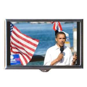  BARACK OBAMA FLAG PHOTO Coin, Mint or Pill Box Made in 