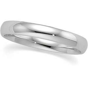  Platinum Light Comfort Fit Band   4mm: DivaDiamonds 