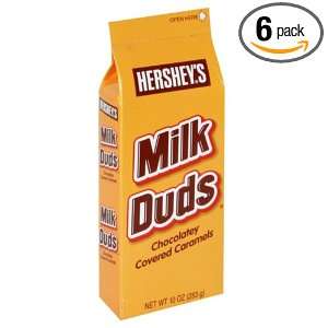 Hersheys Milk Duds Carton, 10 Ounce (Pack of 6)  Grocery 