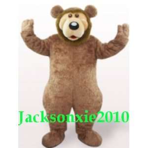  new brown bear plush mascot costume halloween gift party 