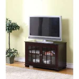   Finish TV Stand Entertainment Center With Storage: Home & Kitchen