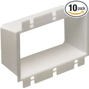  Industries BE3 Outlet Box Extender, 3 Gang, 10 Pack: Home Improvement