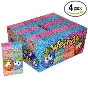 World Confections Weirds Tangy Candy, 24 Count (Pack of 4):  