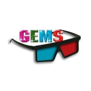  03471    GEMS Red / Cyan Plastic 3D Glasses GEMS (R) GEMS 