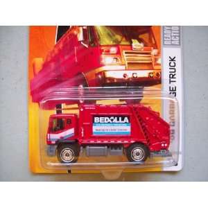  Matchbox City Action Red 2008 Garbage Truck: Toys & Games
