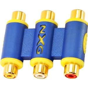  NXG TECHNOLOGY NX 573 Triple Rca Coupler Electronics