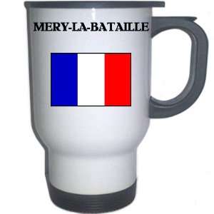  France   MERY LA BATAILLE White Stainless Steel Mug 