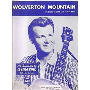  Sheet Music Wolverton Mountain Claude King 92 Everything 