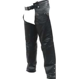   Buffalo Leather Chaps Lined W/Laces on Back of Thighs: Automotive
