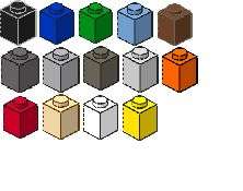 LEGO 1x1 Brick x100 LOT CHOOSE UR COLOR #3005  
