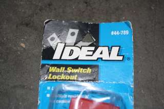 IDEAL 44 789 WALL SWITCH LOCKOUT DEVICE NIB  