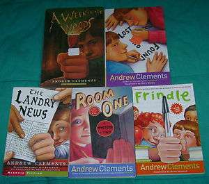 Lot Of 5 Chapter Books by Andrew Clements  