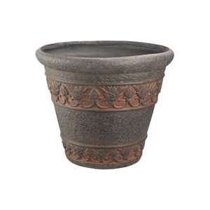  Mintcraft PT 004 Round Planter 13, Aged Bronze (Pack of 6 