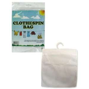   . Store Your Clothes Pins in This Airy White Mesh Bag: Home & Kitchen