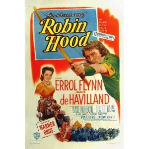  The Adventures of Robin Hood (1938) 27 x 40 Movie Poster 
