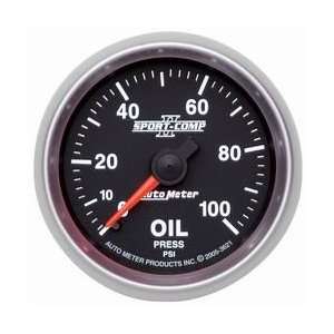  Auto Meter 3621 2 1/16 0 100 PSI Mechanical Oil Pressure 