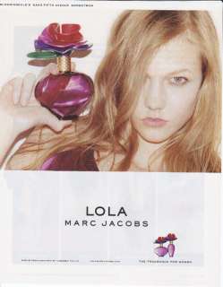 2010 MARC JACOBS LOLA PERFUME Magazine Print Ad  