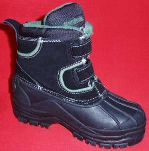 NEW Boys NORTHSIDE Black Winter Snow/Rain Boots sz 6  