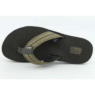 Teva Mush II Mens SZ 10 Brown New Textile Flip Flops Sandals Shoes 