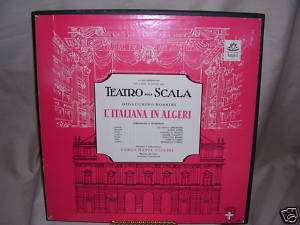 Teatro Alla Scala LItaliana in Alegri   Angel Records 3529 B/ L 