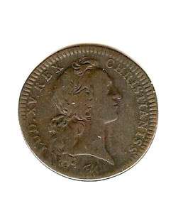 Coin, France, 1744, LUD XV Rex, Christianiss  