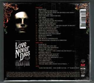 LOVE NEVER DIES [2 CD+DVD] *Hong Kong Deluxe Edition *SEALED 