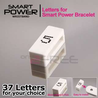 Power Letters for Titanium Smart Bracelet Balance 0 9  