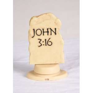  Vehicle Dashboard Mount, John 3:16 Figurine (Office or 