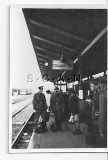 WW II German RP  Munich Train Station  Platform  1940s  