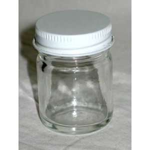  Clear Glass Jar 4 oz: Home & Kitchen