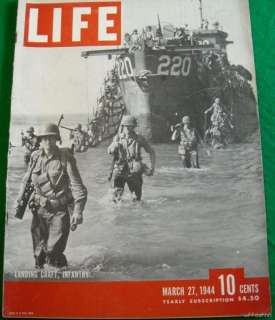 LIFE MARCH 27, 1944 TRAGEDY OF VERSAILLES  