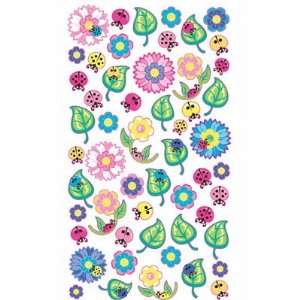   : Spring Lady Bugs Sticko Metallic Stickers 52 40016: Everything Else