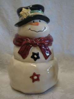 Snowman Holiday Decor and Serving Dishes  