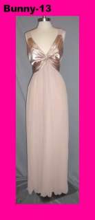 Champagne 12 Formal Evening Gown Dance Bridesmaid Prom Party Cocktail 