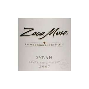  Zaca Mesa Santa Ynez Valley Syrah 2007 Grocery & Gourmet 