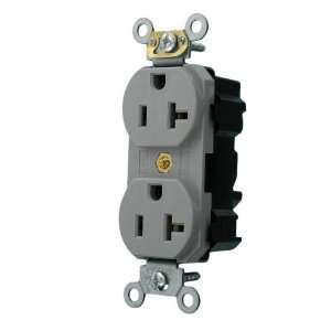  Leviton M5362 GYS 20 Amp, 125 Volt, Narrow Body Duplex 