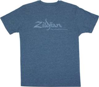 Zildjian Cymbals Classic Blue Logo Tee T Shirt M L XL  