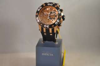 NEW MENS INVICTA 0919 RESERVE SPECIALTY CHRONOGRAPH ROSE GOLD SWISS 