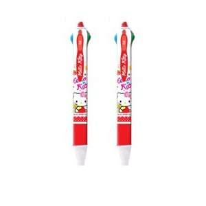 Hello Kitty 2pieces 4color Pen Set: Toys & Games