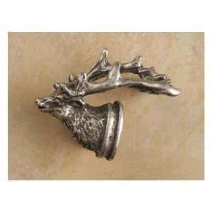 Anne At Home Cabinet Hardware 643 Elk Head Sm Lft Knob Bronze with 