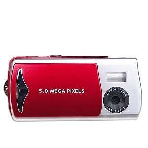  DC 1908E 3.0MP (4MP HW Interpolated) Digital Camera (Red 