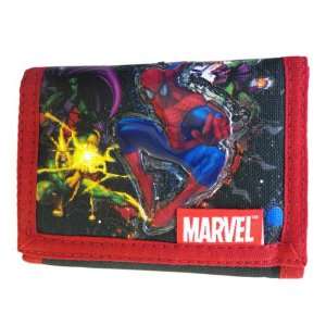  Marvel Spiderman Wallet   spider man Trifold Wallet: Toys 