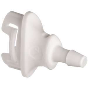   Tube Fitting, Female Socket, 5/32 Tube ID, White (Pack of 25