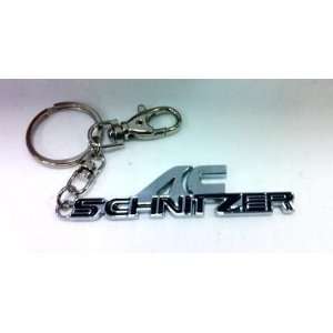  AC Schnitzer 3D Chrome Keychain Holder with Clip 