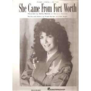   Sheet MusicShe Came From Fort Worth Kathy Mattea 129: Everything Else